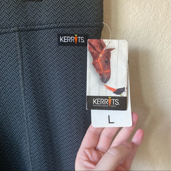 Kerrits Fleece Flow Rise Performance Riding Tights - Picture 4 of 11